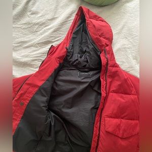 Red Everlane puffer, XXS